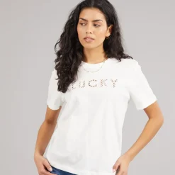 Jacqueline De Yong Damen Selma T Shirt Cloud Dancer