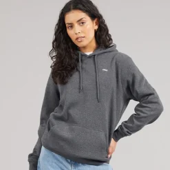 JJXX Damen Abbie Hoodie Dunkelgrau Melangeprint/Weiß JJXX Logo Dark Grey Melangeprint:White Jjxx Logo