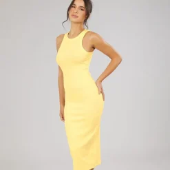 JJXX Damen Rippen Maxikleid French Vanilla