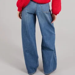 JJXX Damen Tokyo Weite Jeans R282 Medium Blue Denim