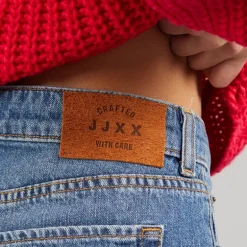 JJXX Damen Tokyo Weite Jeans R282 Medium Blue Denim