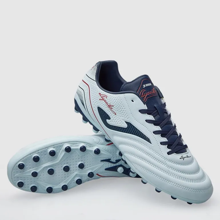 Joma Herren Aguila 25 AG Kunstrasen Fussballschuhe Hellblau Navy Blue