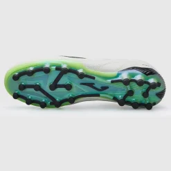 Joma Herren Evolution 25 AG Kunstrasen Fussball Schuhe Weiß/Fluoro Green