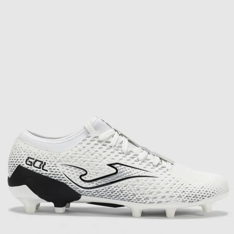 Joma Herren Gol 25 FG Fest Boden Fußballschuhe Weiß/Schwarz