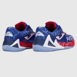 Joma Herren Offen 25 Fitp Italienische Tennis Und Padel Föderation Padel Schuhe Königsblau/Rot Royal Blue Red