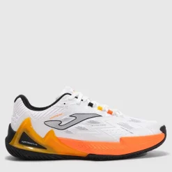 Joma Herren Open 25 Padel Schuhe White Fluorescent Saffron