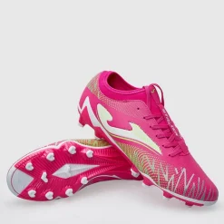 Joma Herren Stürmer 25 FG Fester Boden Fußballschuhe Rosa