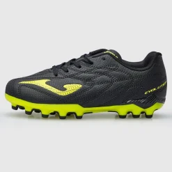 Joma Junior Evolution 25 AG Kunstrasen Fußballschuhe Schwarz