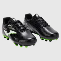 Joma Junior Propulsion 25 FG Kunstrasen Fussballschuhe Schwarz