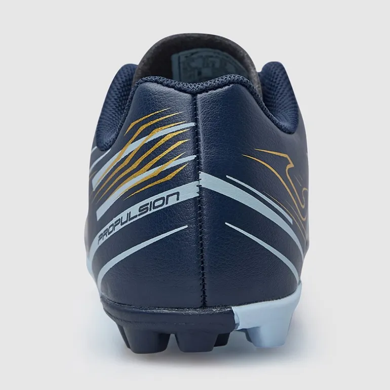 Joma Junior Propulsion 25 HG Hartplatz Fussballschuhe Navy Blue