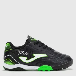 Joma Kinder Toledo 25 TF Kunstrasen Fußballschuhe Schwarz