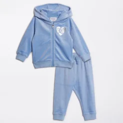 Juicy Couture Baby Mädchen Velour Trainingsanzug Della Robbia Blau