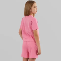 Juicy Couture Mädchen Crop T Shirt Und Shorts Set Rosa