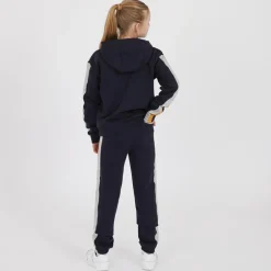 Juicy Couture Mädchen Glitzer Streifen Reißverschluss Trainingsanzug Set Nachthimmel