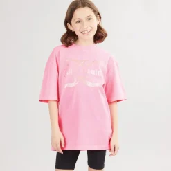 Juicy Couture Mädchen Jersey T Shirt Und Radlerhose Set Summer Neon Pink