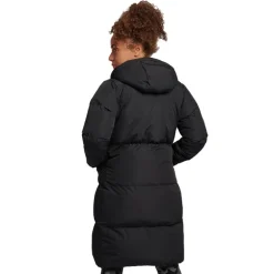 Juicy Couture Mädchen Lang geschnittene Steppjacke Schwarz