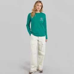 Lagooners Damen Airdrie Langarm T Shirt Teal