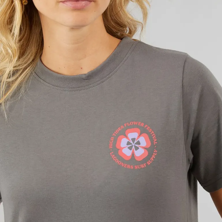 Lagooners Damen Birds T-Shirts Anthrazit
