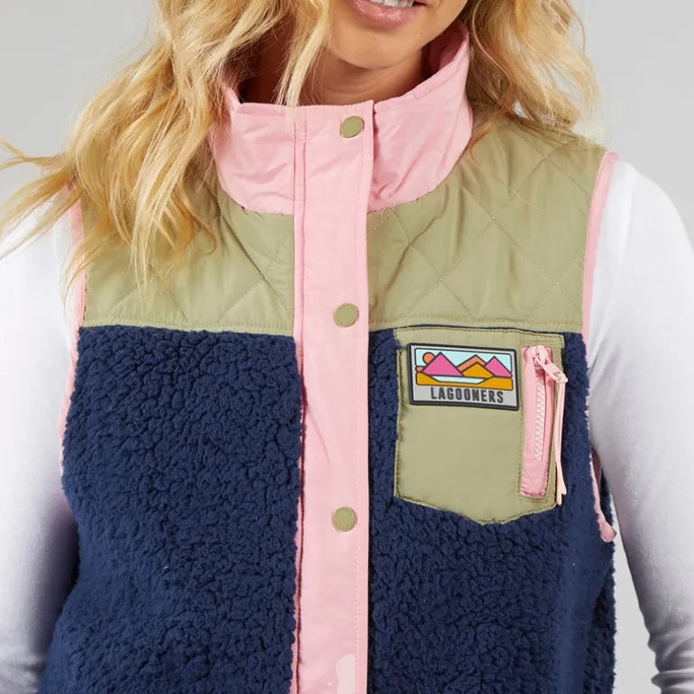 Lagooners Damen Essy Borg Weste Multi