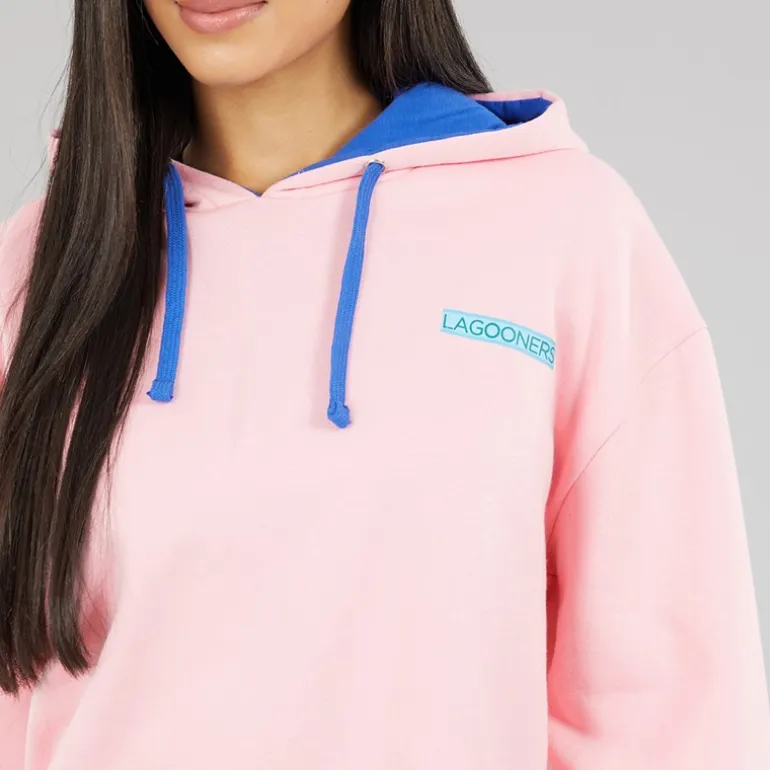 Lagooners Damen Fasan Rise Grafik Hoodie Rosa