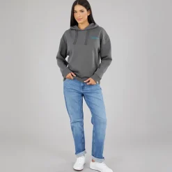 Lagooners Damen Little Sedge Kapuzenpullover Charcoal