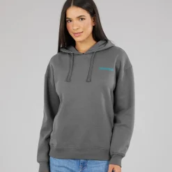 Lagooners Damen Little Sedge Kapuzenpullover Charcoal