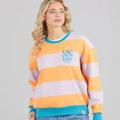 Lagooners Damen Maisblume Feld Rundhals Grafik Sweatshirt Lilac