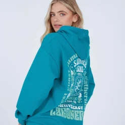 Lagooners Damen Mindful Kapuzenpullover Grün