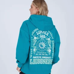 Lagooners Damen Mindful Kapuzenpullover Grün