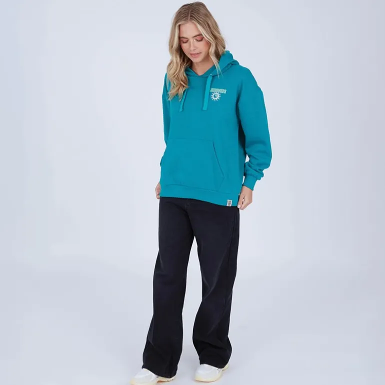Lagooners Damen Mindful Kapuzenpullover Grün