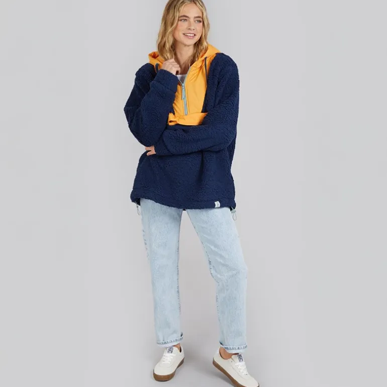 Lagooners Damen Myla Fleecejacken Blau