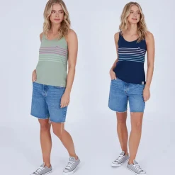 Lagooners Damen Raina Tops Mehrfarbig