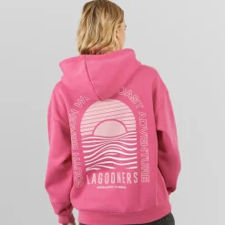 Lagooners Damen South Beach Kapuzenpullover Rosa