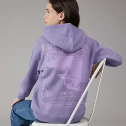 Lagooners Mädchen Driftwood Hoodie Violet