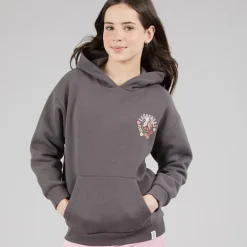 Lagooners Mädchen Gerste Hoodie Charcoal
