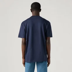 Levi's Herren Das HW Pocket T Shirt Navy Blazer