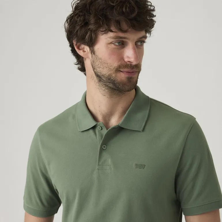 Levi's Herren Slim Housemark Polo Shirt Laurel Wreath