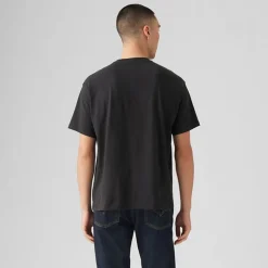 Levi's Herren Vintage Passform Grafik T Shirt Vintage Pecan Batwing Caviar