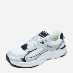 Levi's Junior Curtis Sneaker Silver White Black 0908