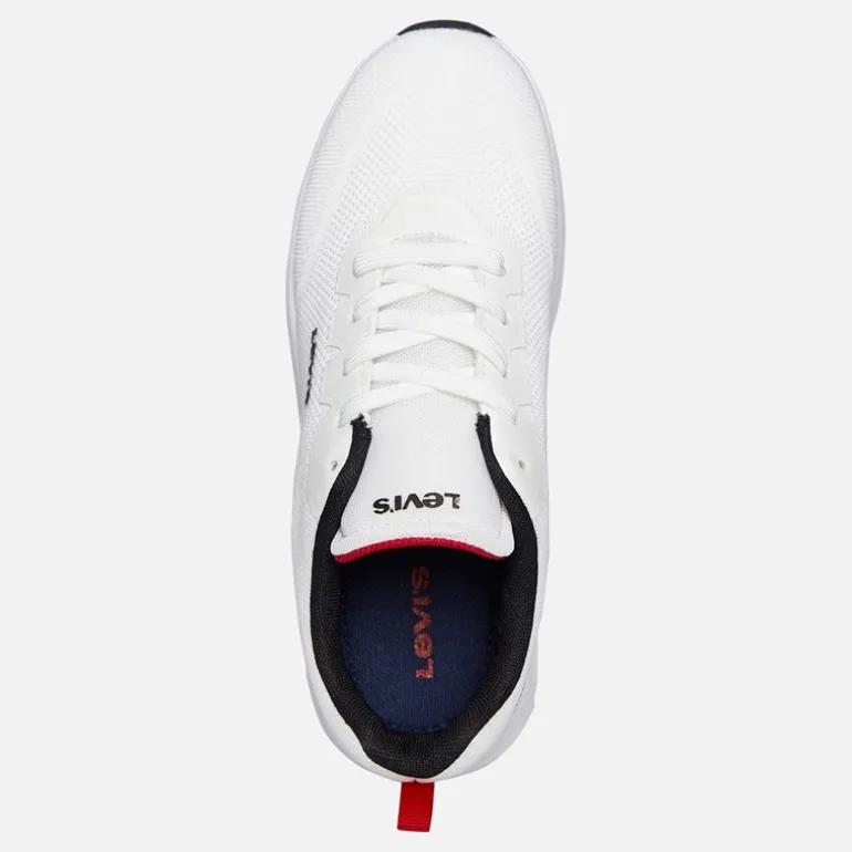 Levi's Junior Hudson Sneaker Weiß/Schwarz/Rot 0239 White Black Red 0239