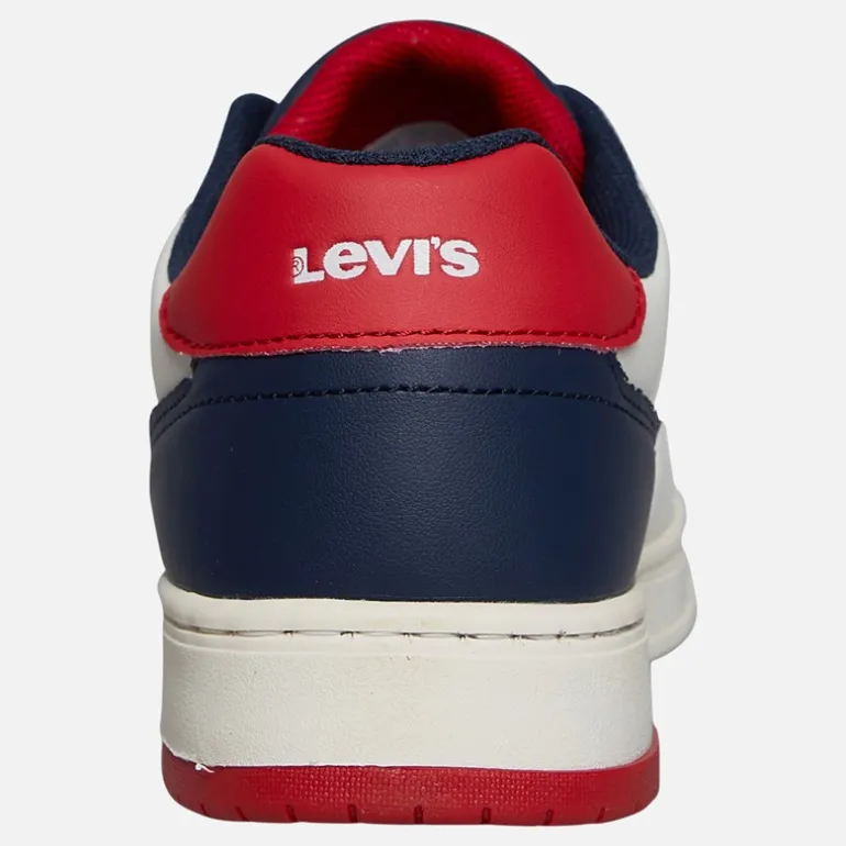 Levi's Junior Kickser Sneaker Off White/Navy 3130 Off White Navy 3130
