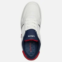 Levi's Junior Kickser Sneaker Off White/Navy 3130 Off White Navy 3130