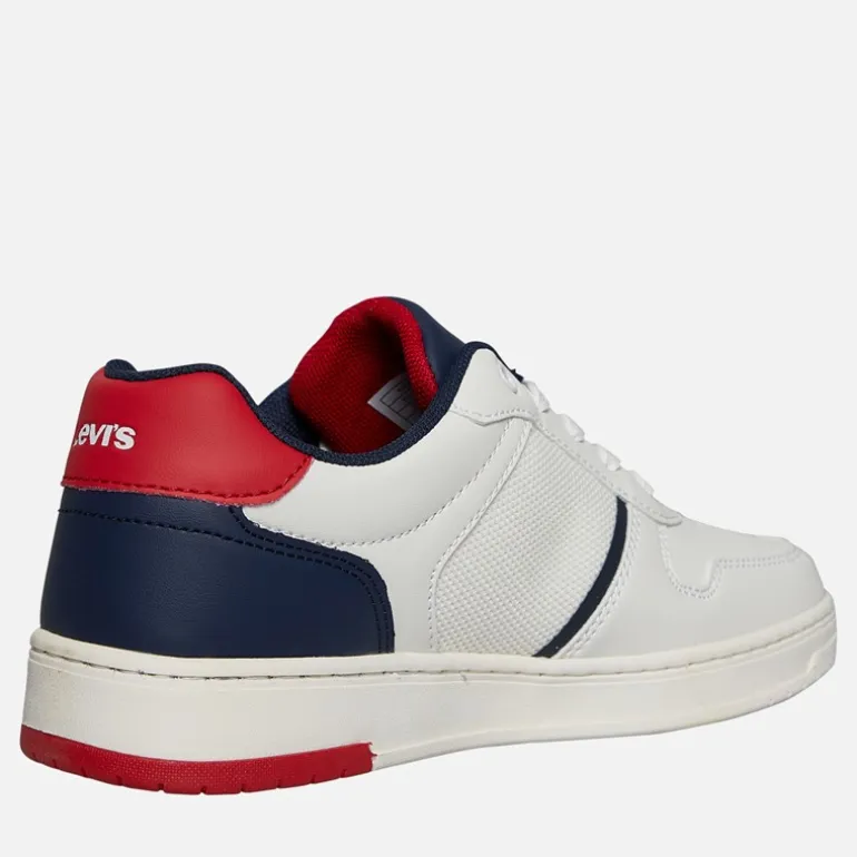 Levi's Junior Kickser Sneaker Off White/Navy 3130 Off White Navy 3130