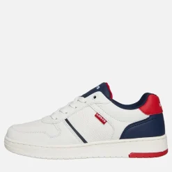 Levi's Junior Kickser Sneaker Off White/Navy 3130 Off White Navy 3130