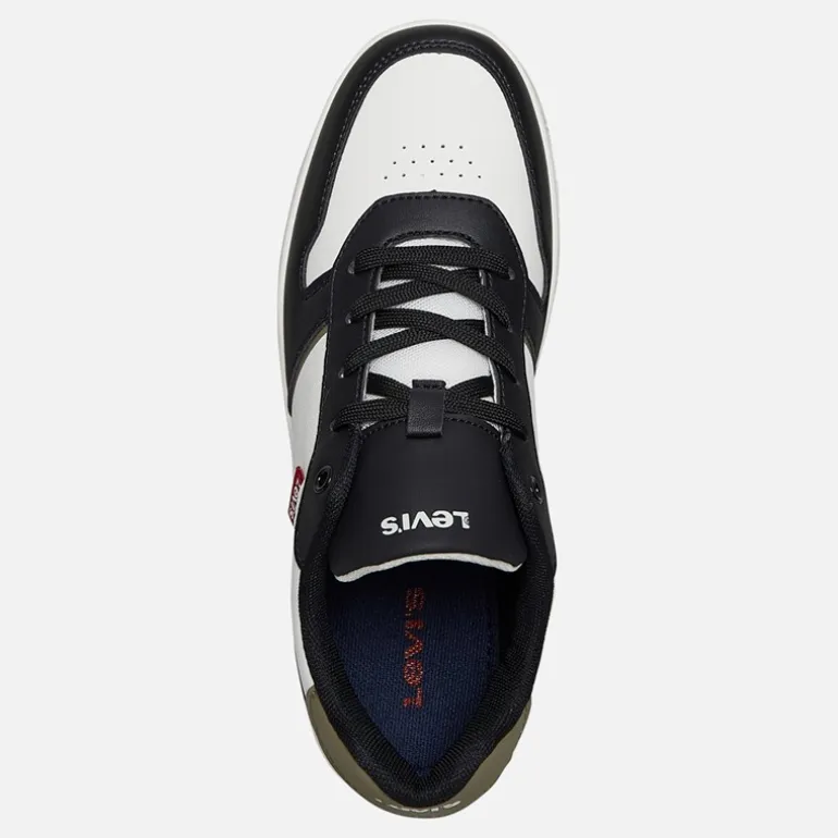 Levi's Junior Kick Sneaker Off White/Schwarz 2933 Off White Black 2933