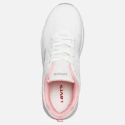 Levi's Junior Mädchen Hudson Sneaker Weiß/Rosé 2900 White Rose 2900