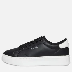 Levi's Kinder Junior Bernstein Sneaker Schwarz/Weiß 0008 Black White 0008