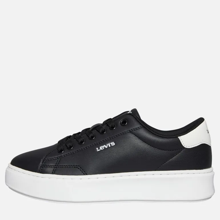 Levi's Kinder Junior Bernstein Sneaker Schwarz/Weiß 0008 Black White 0008