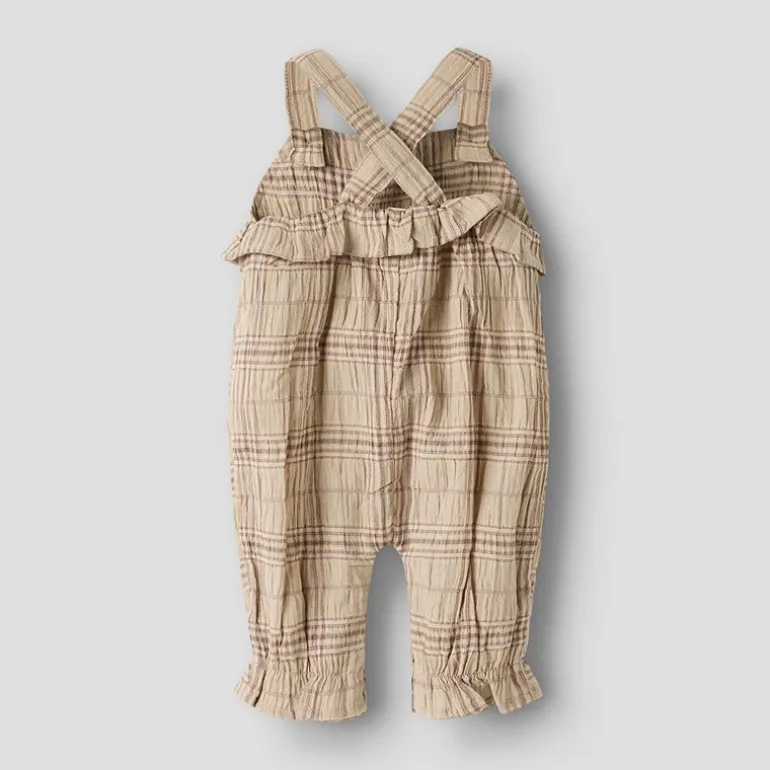 Lil' Atelier Mädchen Diema Overalls Oxford Tan