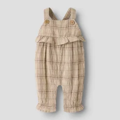 Lil' Atelier Mädchen Diema Overalls Oxford Tan